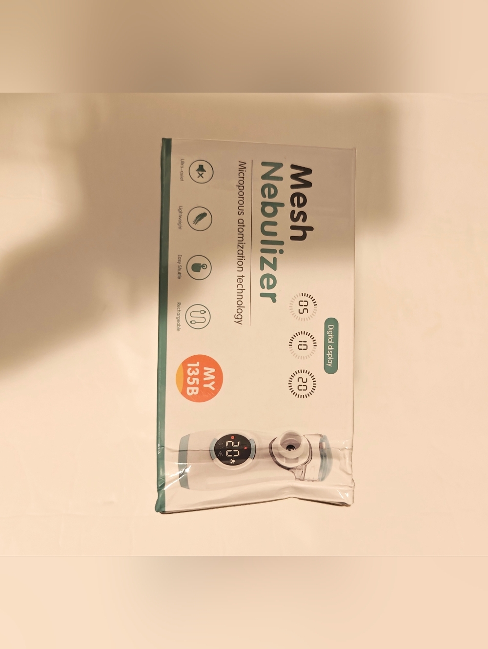 Mival Mesh Nebulizer Model MY-135B a portable device for inhalation therapy. New - Picture 4 of 8
